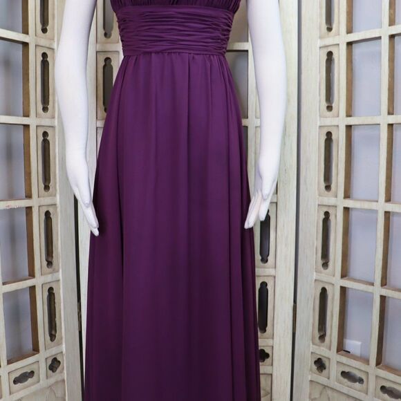 Mori Lee Strapless Flowy Maxi Evening Prom Dress - Picture 5 of 13